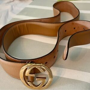 GUCCI casual style unisex leather elegant belt